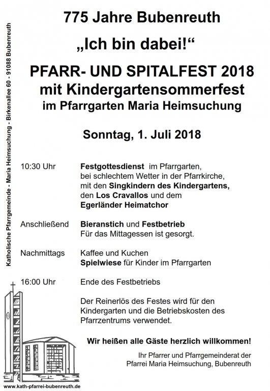 Pfarr- und Spitalfest 2018