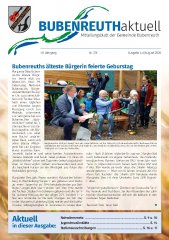 Bubenreuth aktuell Juli_August 2020