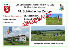 Einladung Schönbacher Zehner 2020