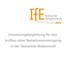 Umsetzungsbegleitung Nahwärmenetz Bubenreuth Nord Abschlussbericht