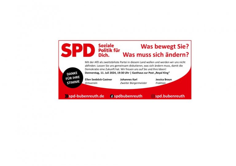 SPD-Ortsverein Monatstreffen Juli 2024