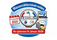Wasserzählerstand zum 31.12.2025 melden