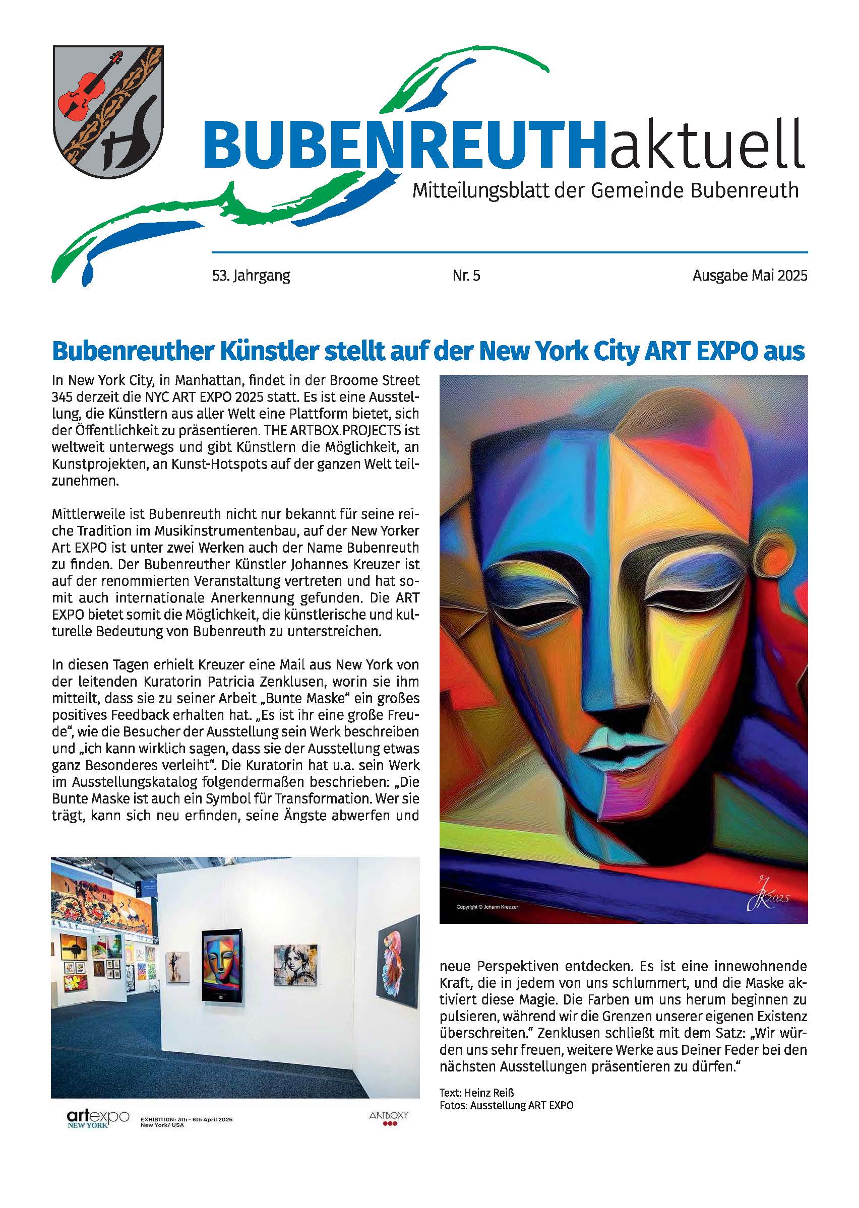 BUBENREUTH aktuell Mai 2025