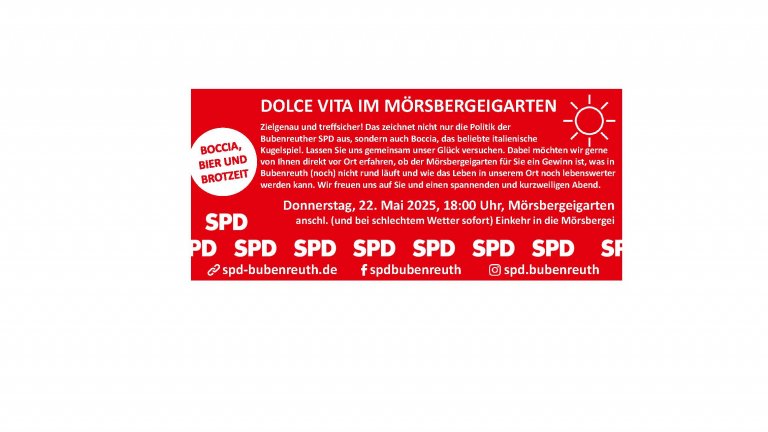 Monatstreffen SPD-Ortsverein Bubenreuth