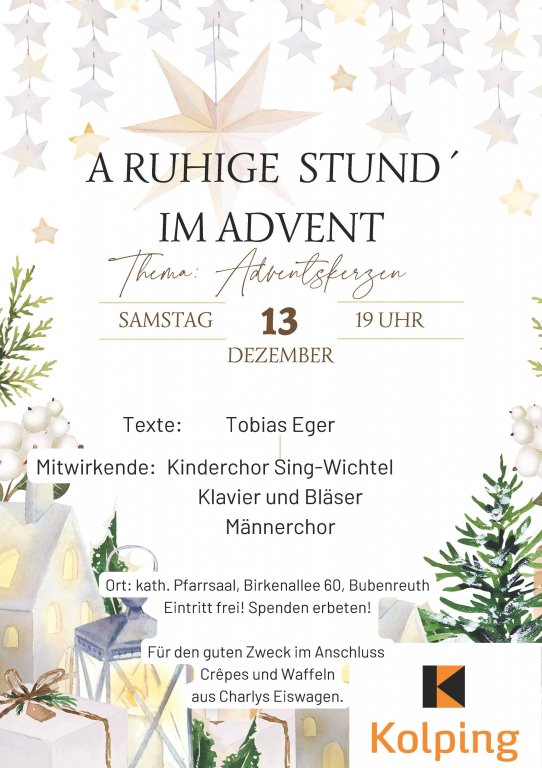 A ruhige Stund im Advent
