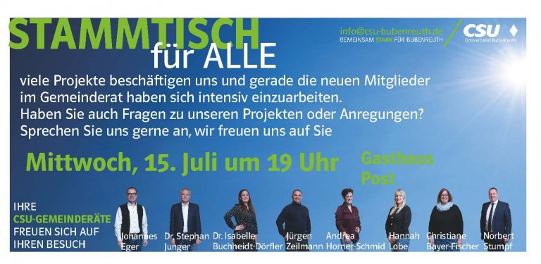 CSU Stammtisch