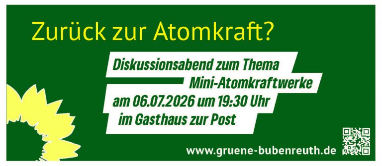 Diskussionsabend Grüne Bubenreuth
