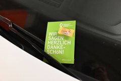 Verkehrsüberwachung sagt Danke in Bubenreuth