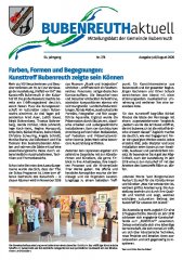 BUBENREUTH aktuell Juli_August 2026_Titel