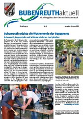 BUBENREUTH aktuell Oktober 2026